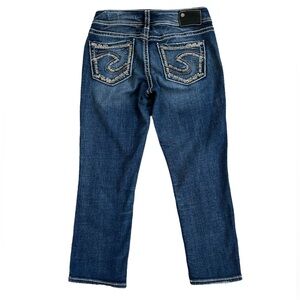 Silver Jeans Women’s Suki Mid Capri Jeans Size:‎ 27